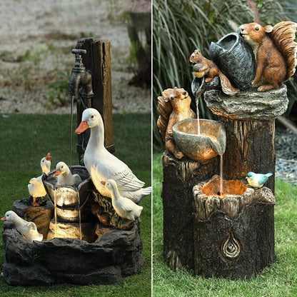 nestbelaura-duck-garden-statue